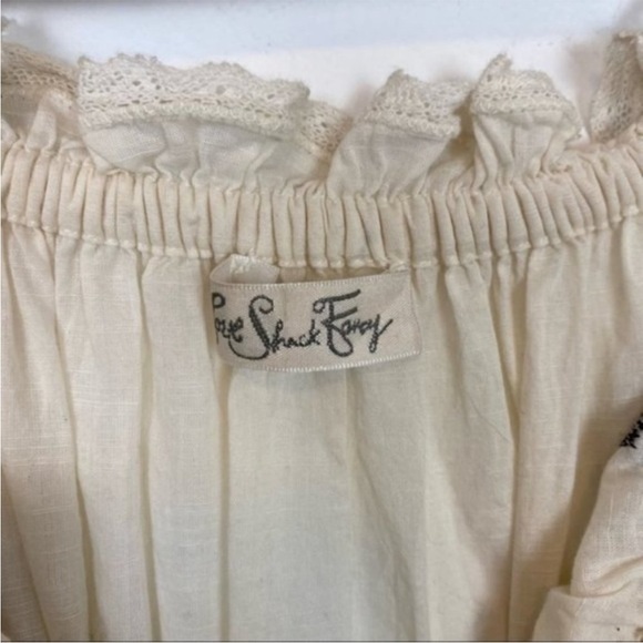 LoveShackFancy | Polly Embroidered Cotton Dress Size L - Picture 9 of 12